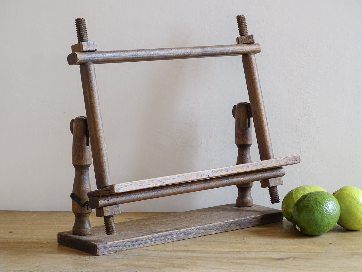 Vintage Wooden Bookstand, adjustable bookstand, wooden recipe stand