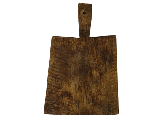 Tabla de cortar de madera antigua envejecida de 17,5"