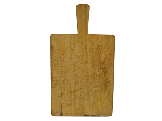 Vintage wooden cutting board with a handle