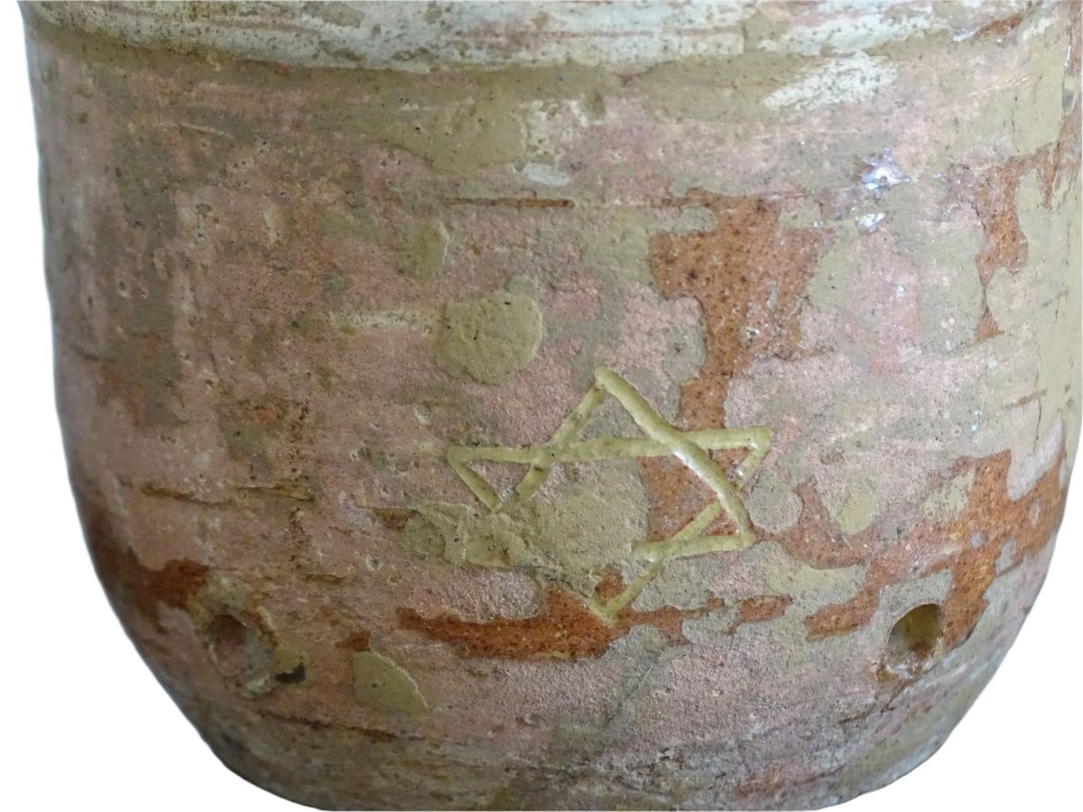 Two French Antique Terracotta Faisselles or Cheese Strainers