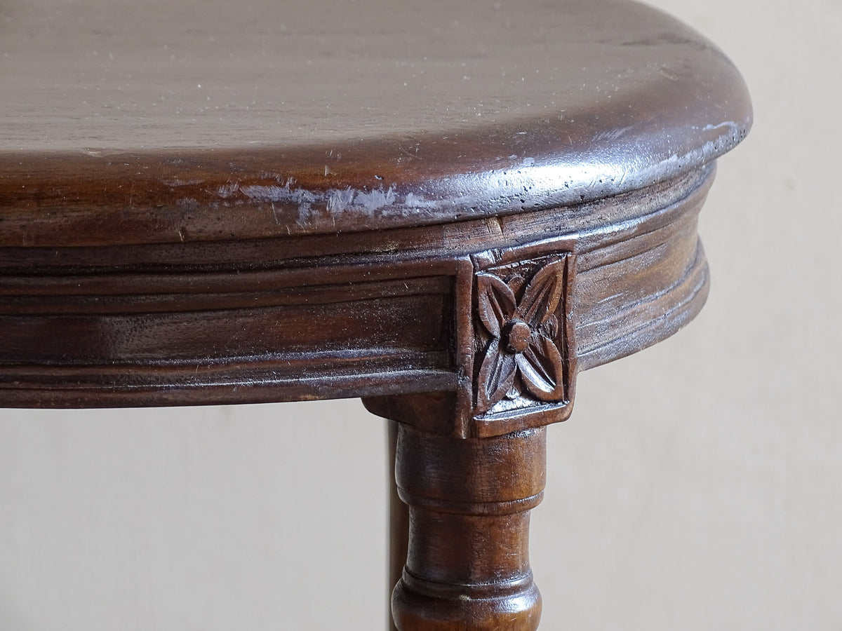 Antique wooden doll or display chair in the Louis XVI revival taste