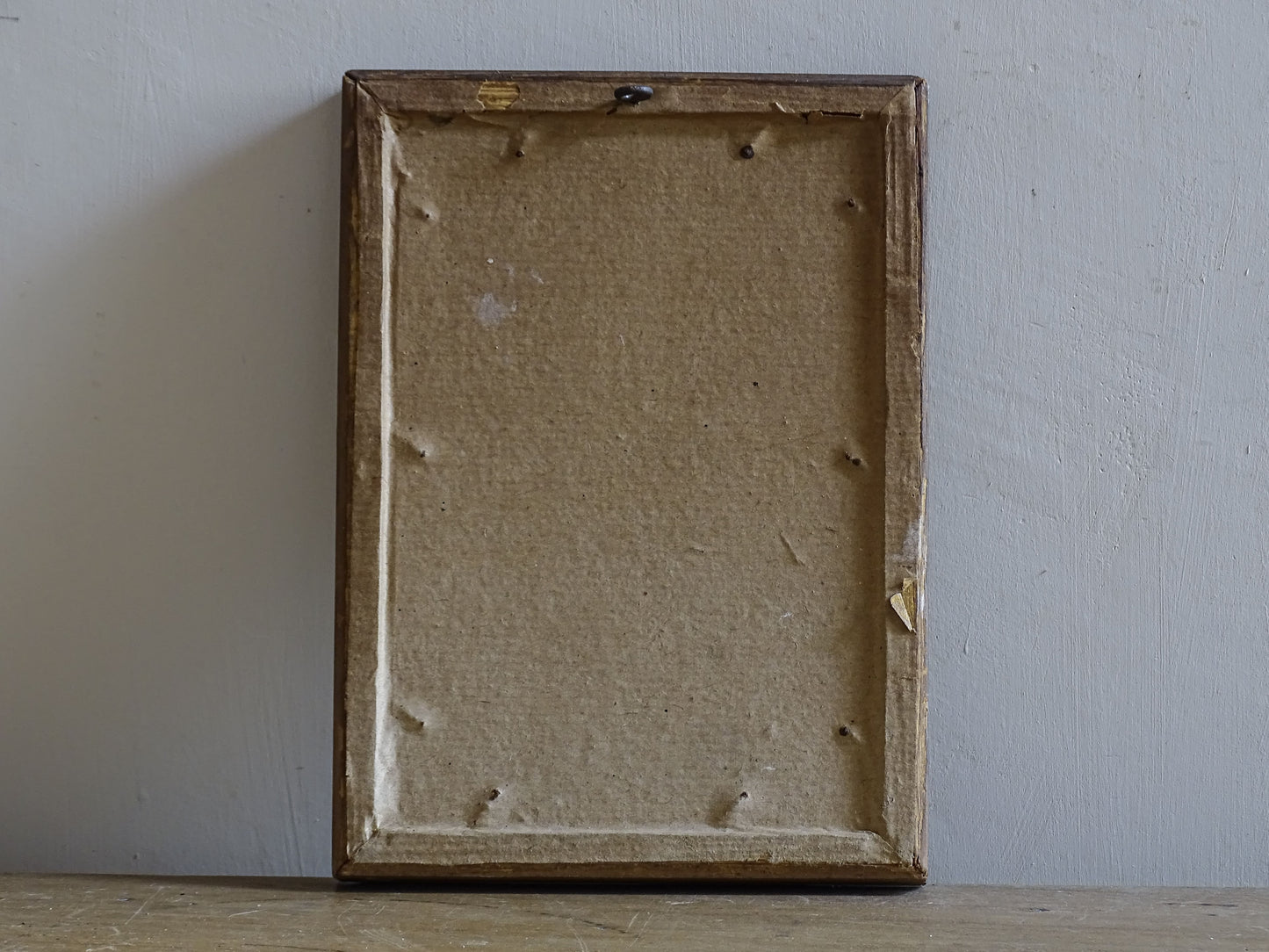 Rococo inspired French salon print displayed in weathered gilt frame