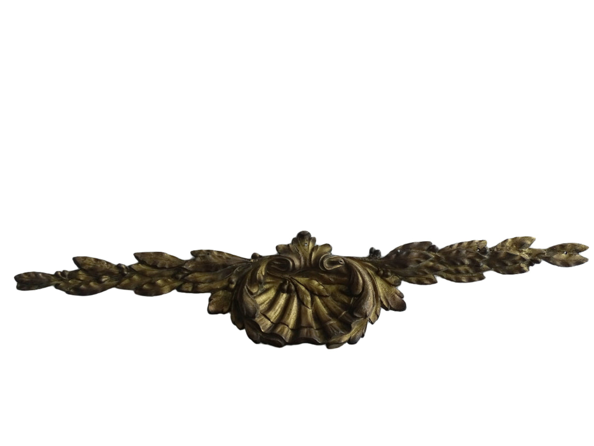 Antique French Gilt Bronze Furniture Pediment