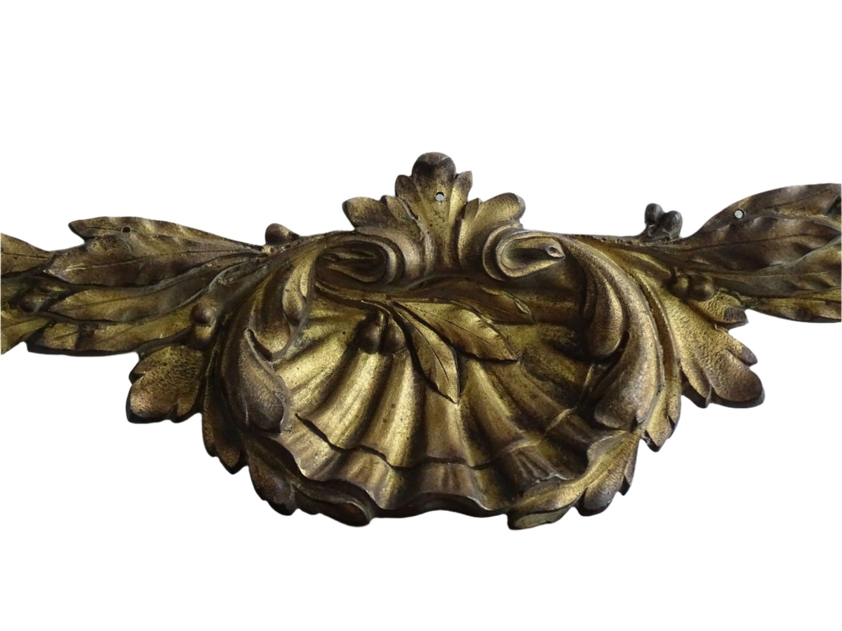 Antique French Gilt Bronze Furniture Pediment