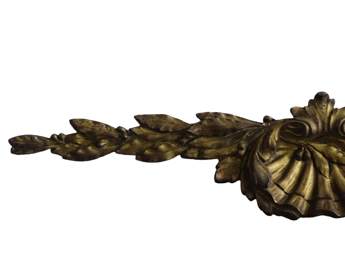 Antique French Gilt Bronze Furniture Pediment