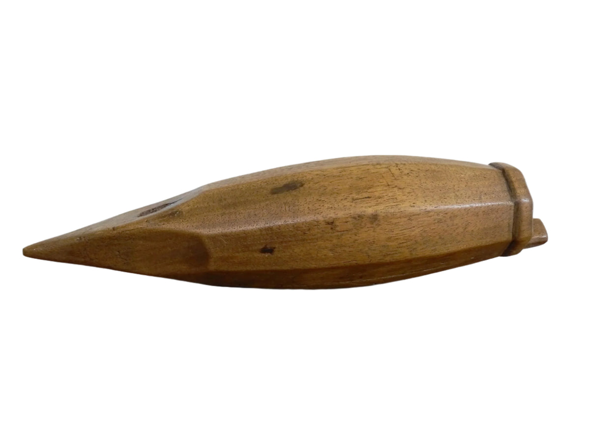 Antique Wooden Whetstone Holder or Coffin