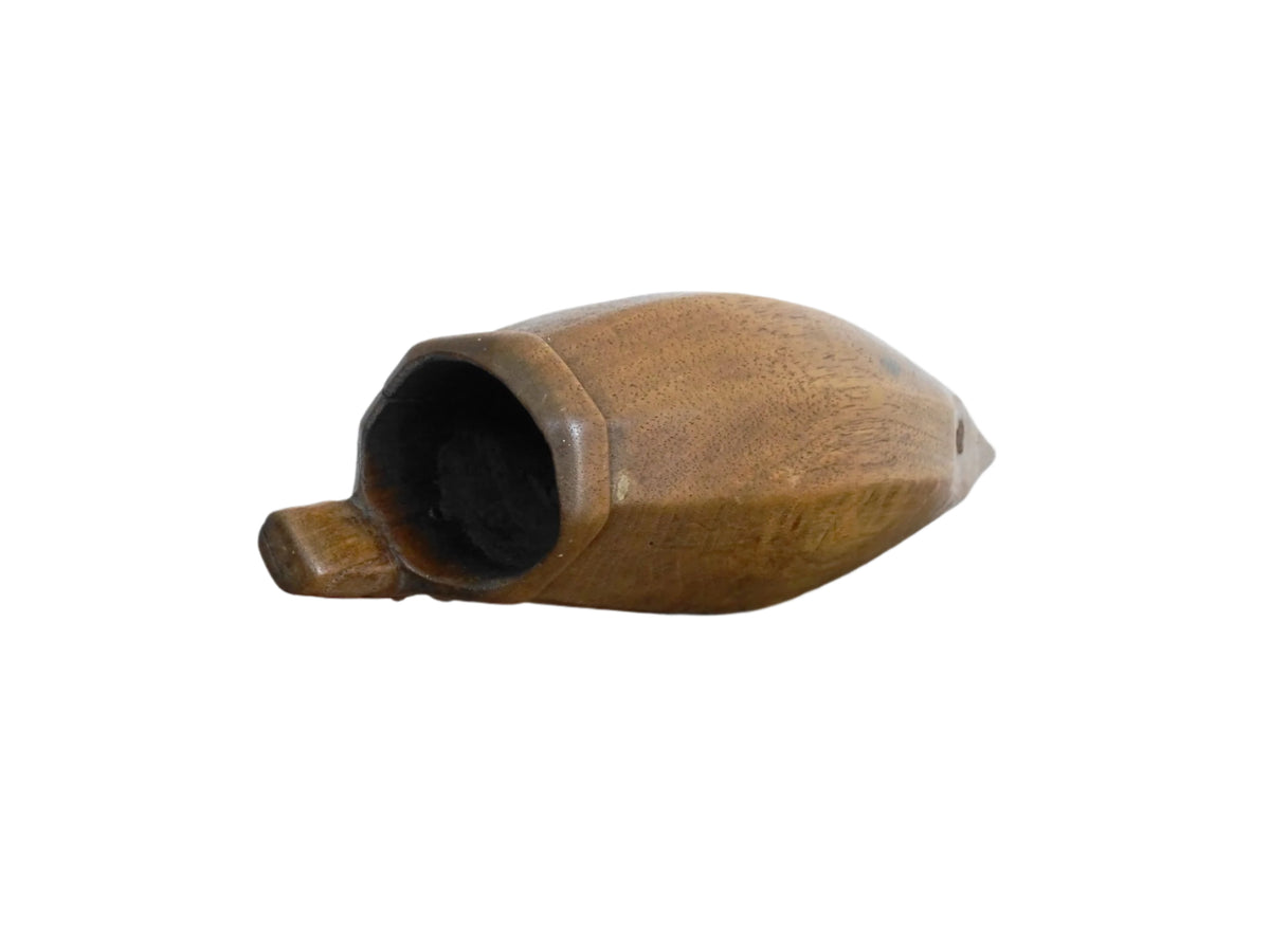 Antique Wooden Whetstone Holder or Coffin