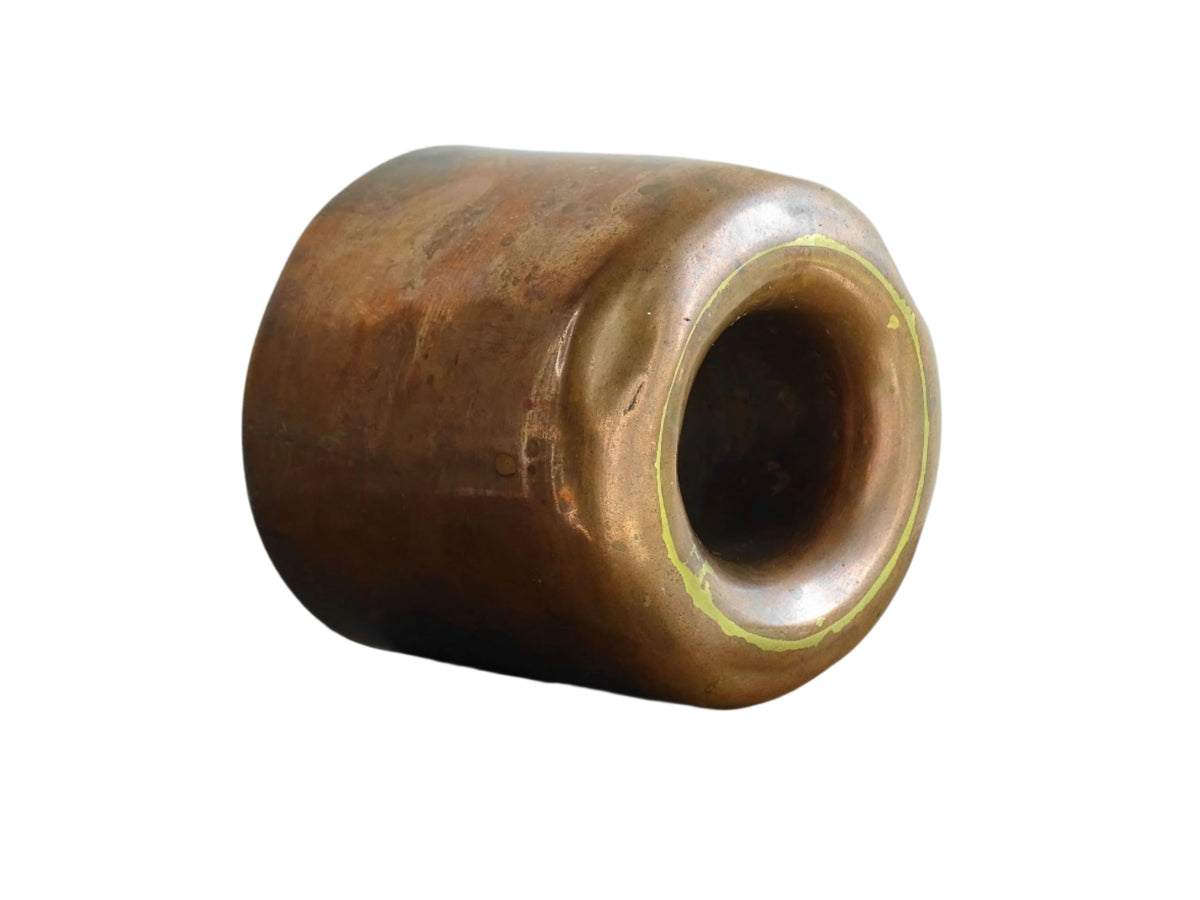 French antique copper mould for a French country farmhouse kitchen.