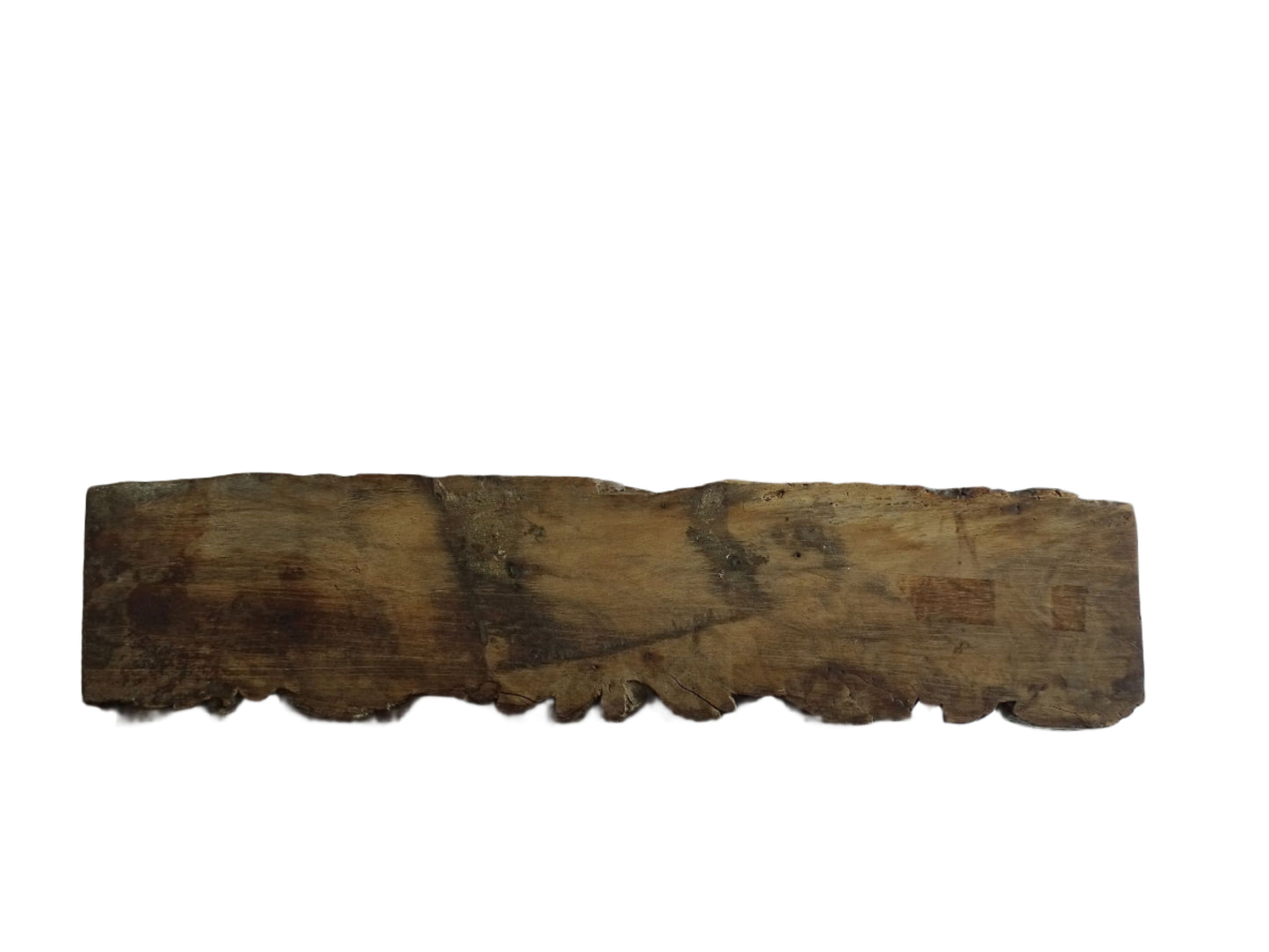 French antique wooden carving with sunflowers and roses. Old wood carving for display.