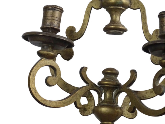 Pair of Vintage Brass Wall Sconces