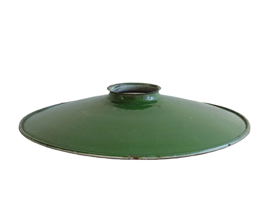 Vintage Green Enamel Light Shade