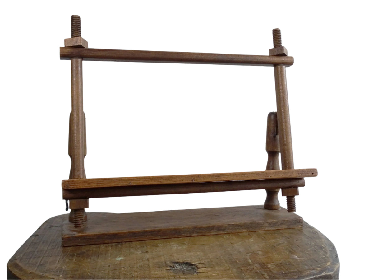 Vintage Wooden Bookstand, adjustable bookstand, wooden recipe stand