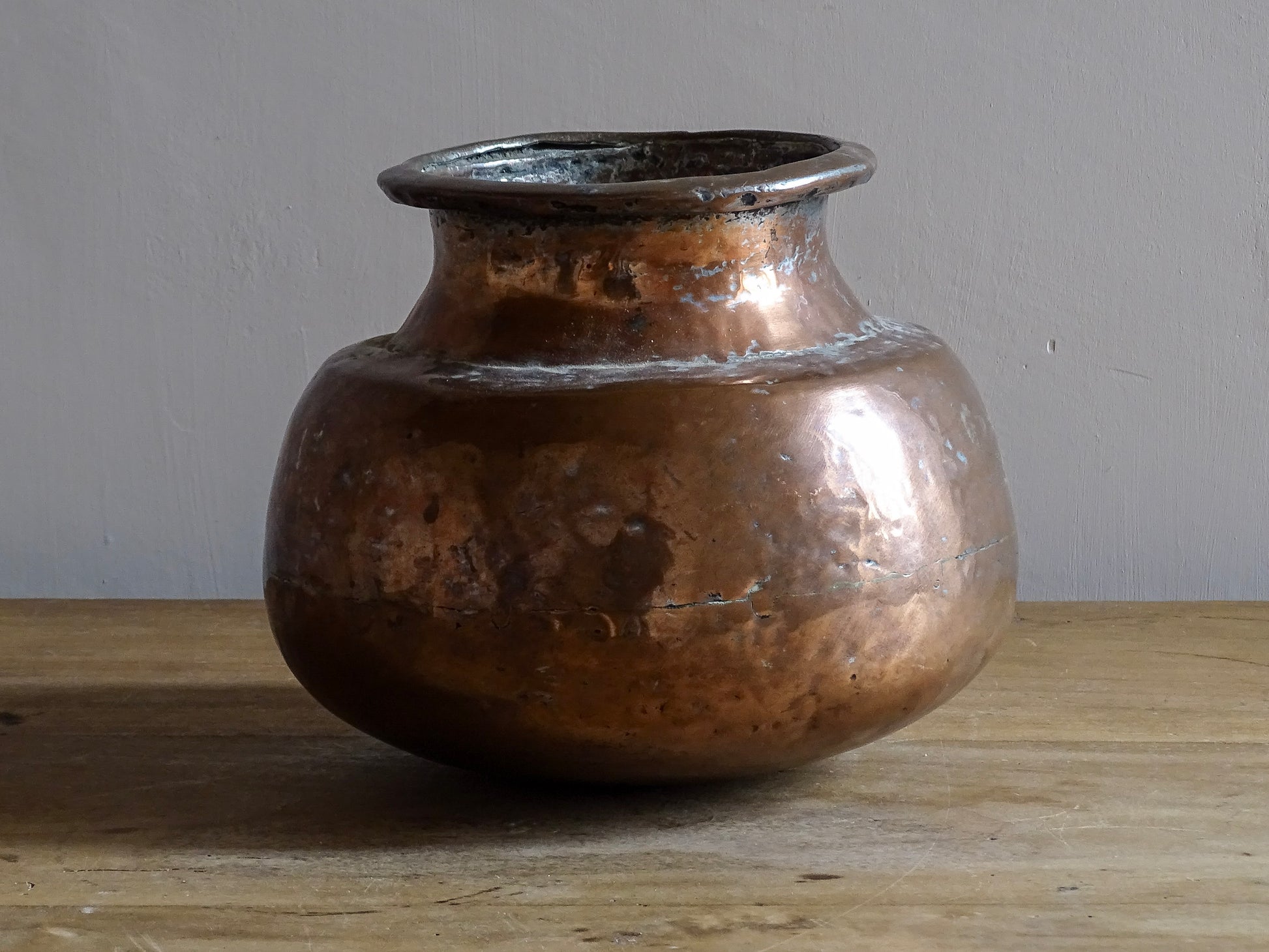 Indian antique copper lota or Kalash 