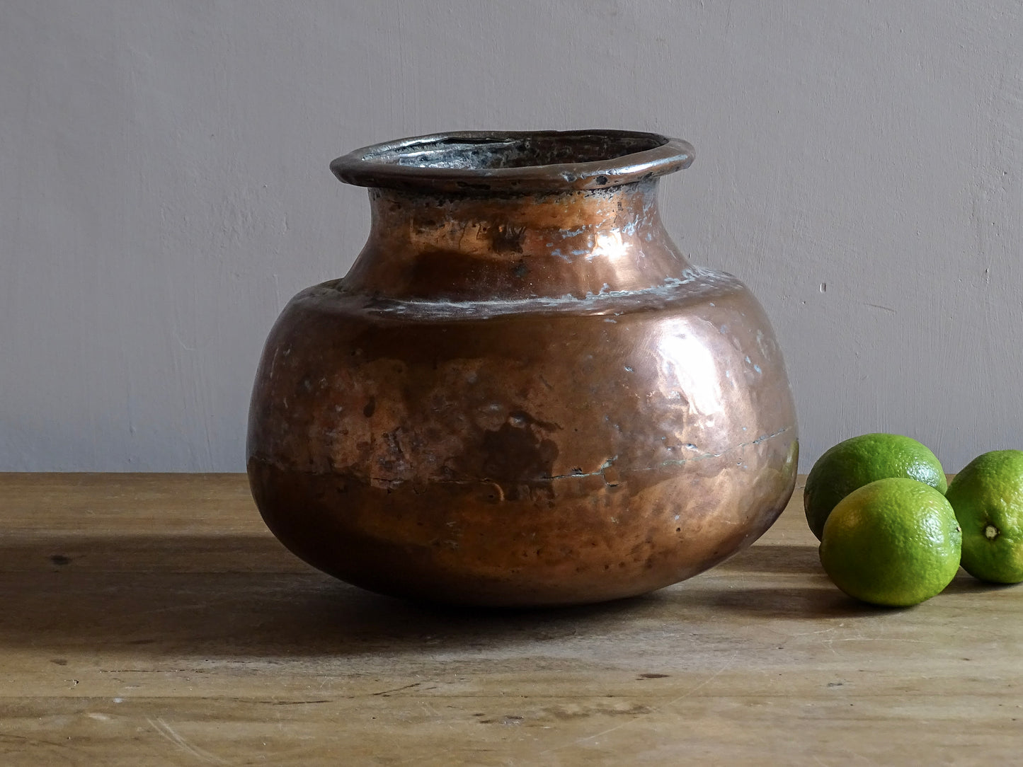 Indian antique copper lota or Kalash 