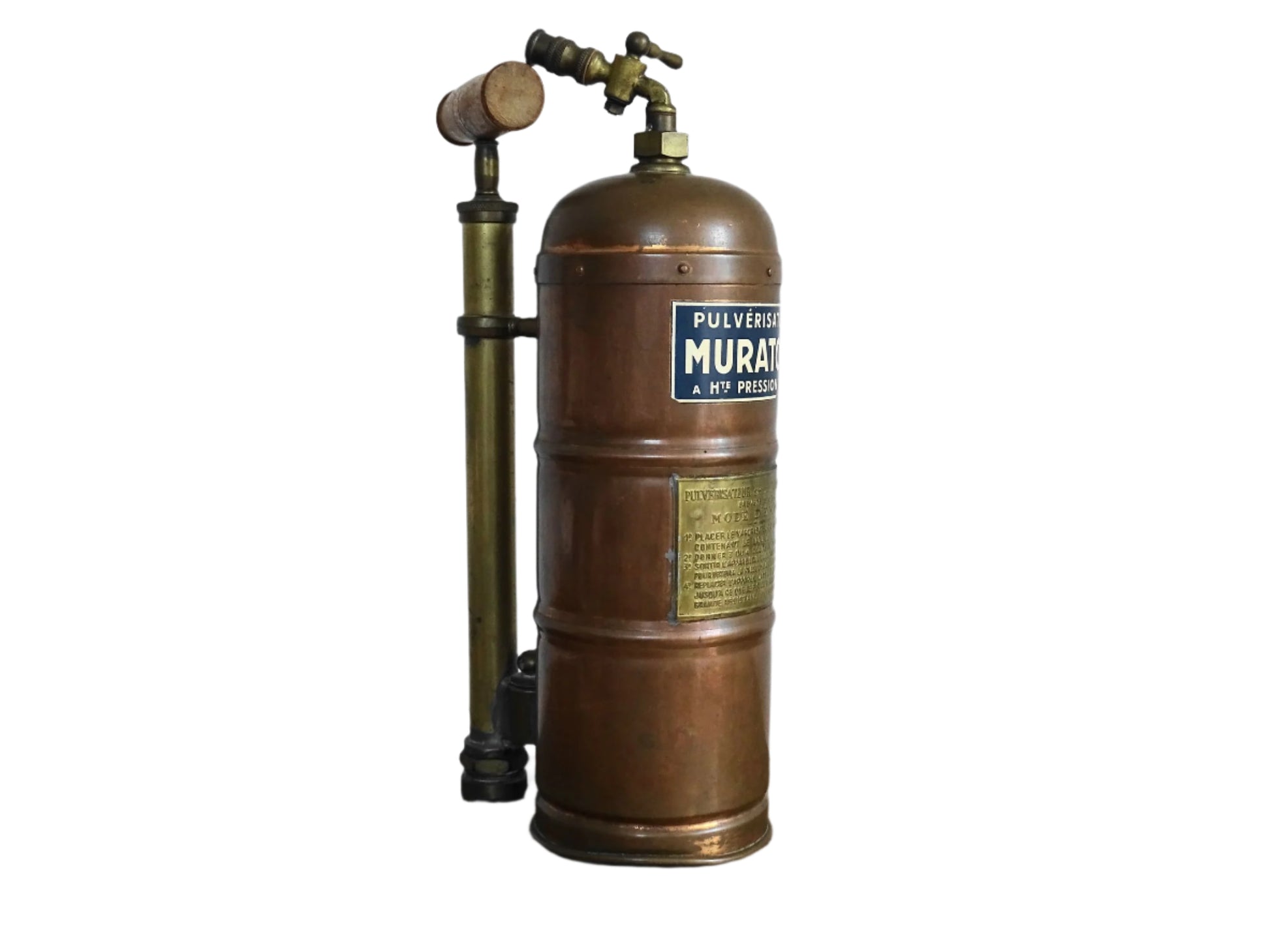 antique garden sprayer French Antique Copper Plant Sprayer or Pulvérisateur 13.4"