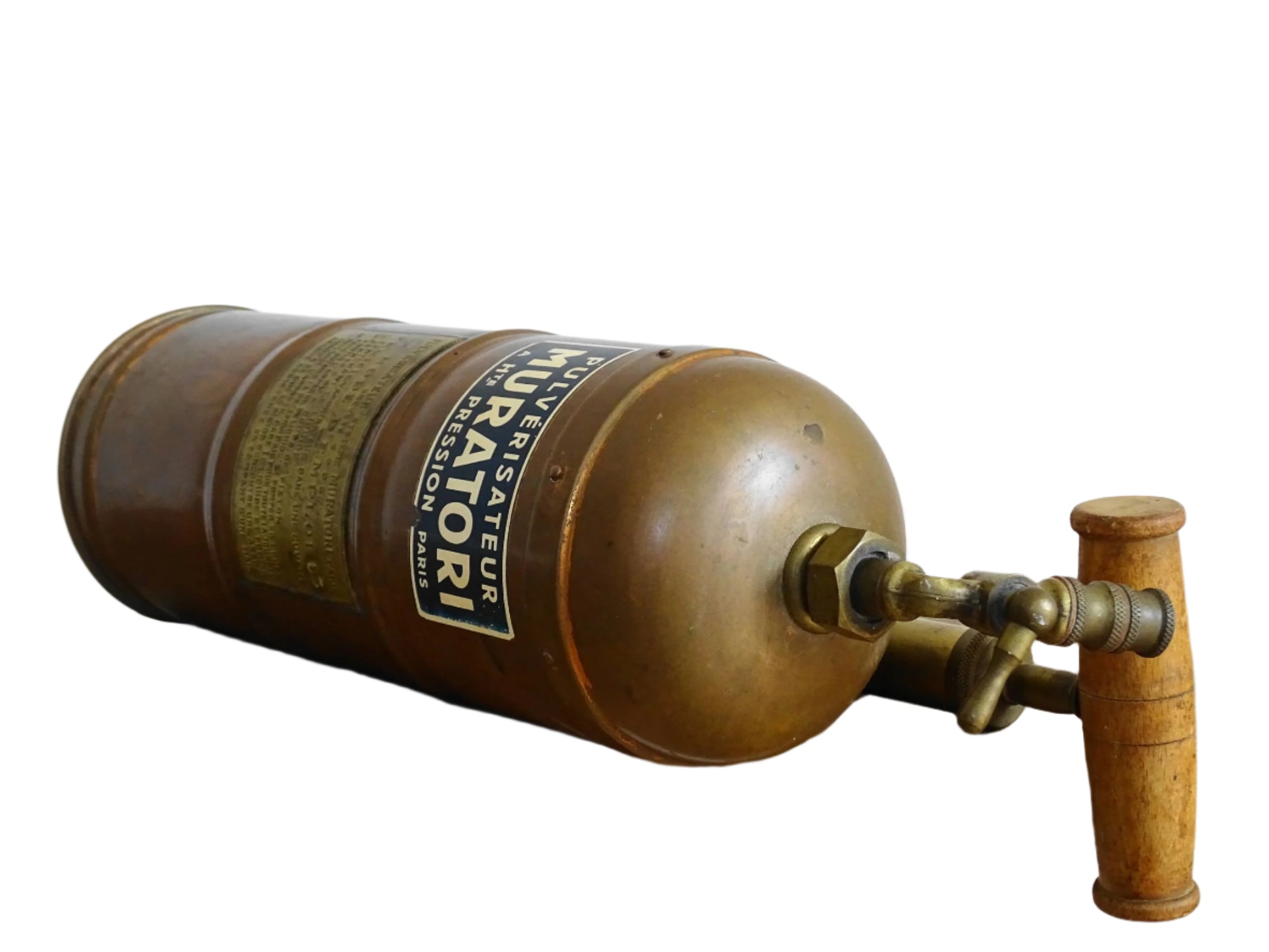 antique garden sprayer French Antique Copper Plant Sprayer or Pulvérisateur 13.4"