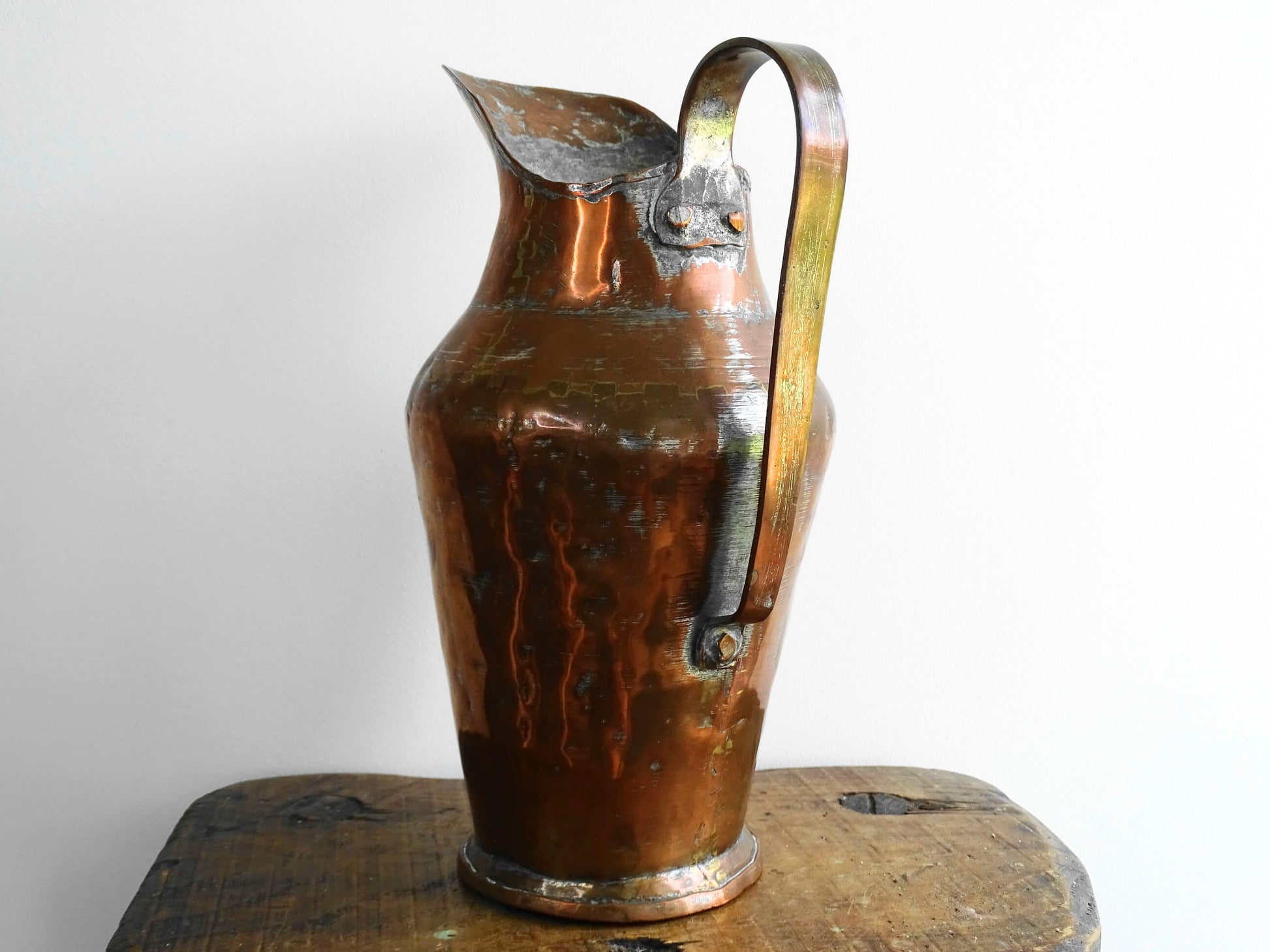 Antique French Copper Pitcher or Jug