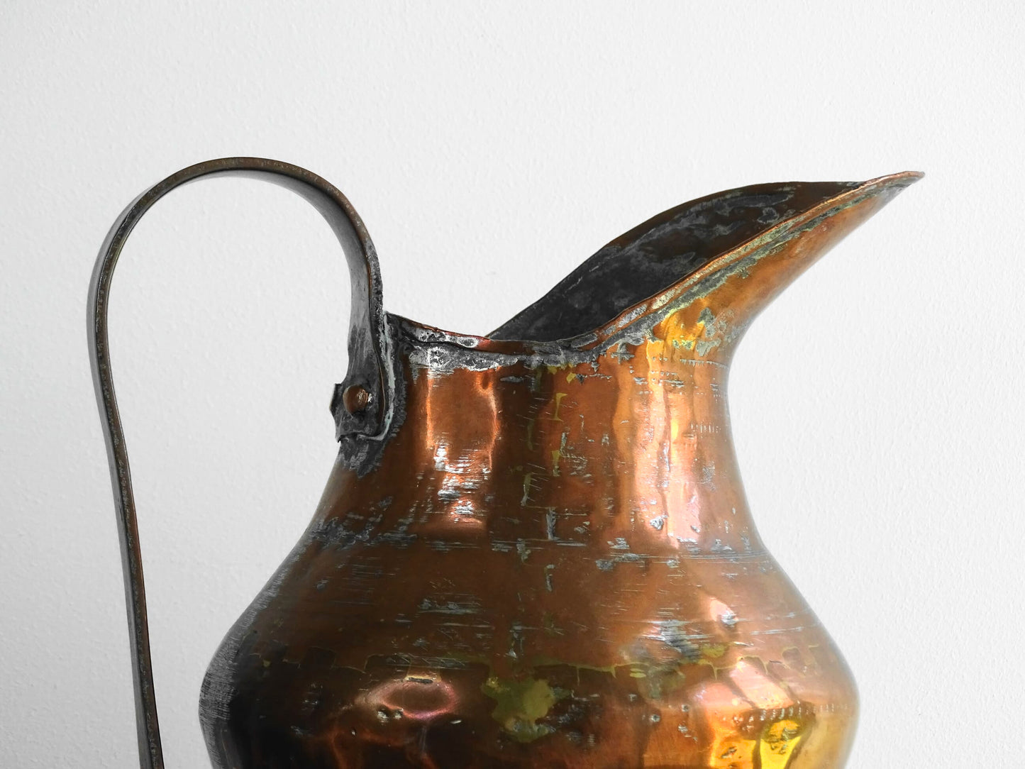 Antique French Copper Pitcher or Jug