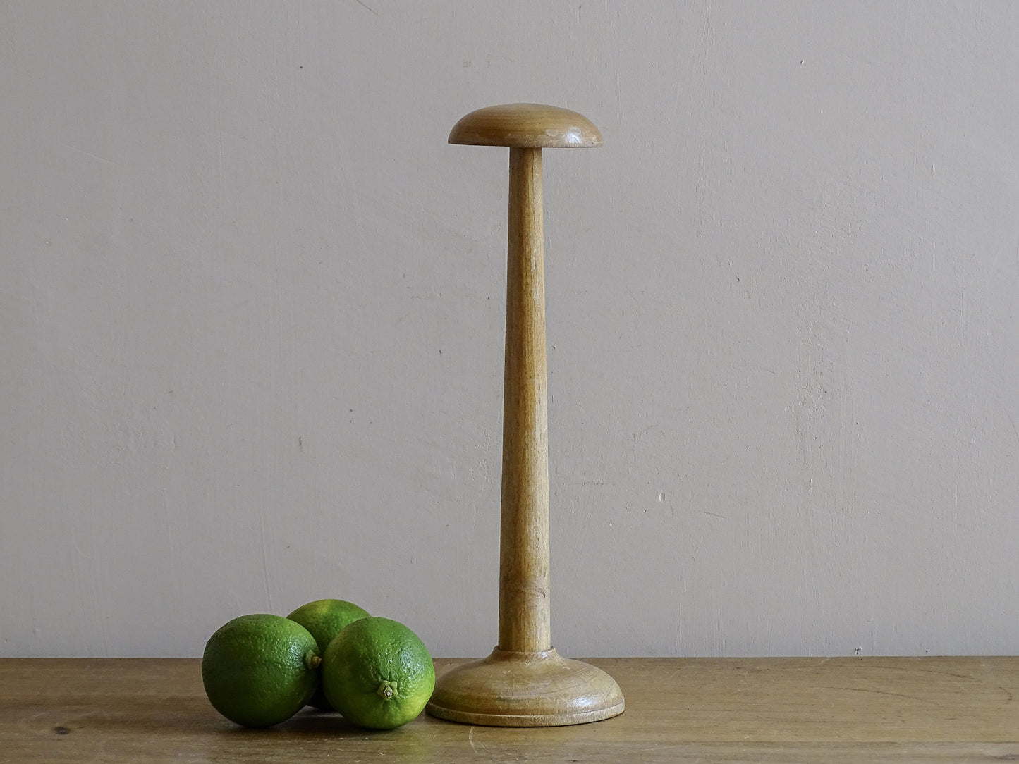 French vintage wooden hatstand