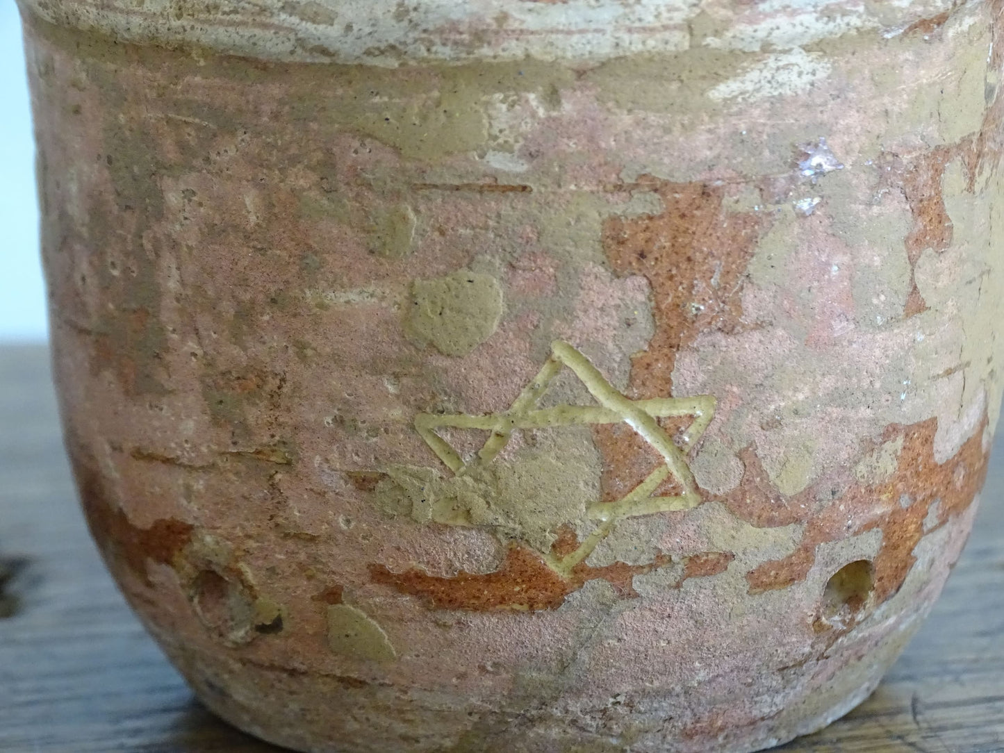 Two French Antique Terracotta Faisselles or Cheese Strainers