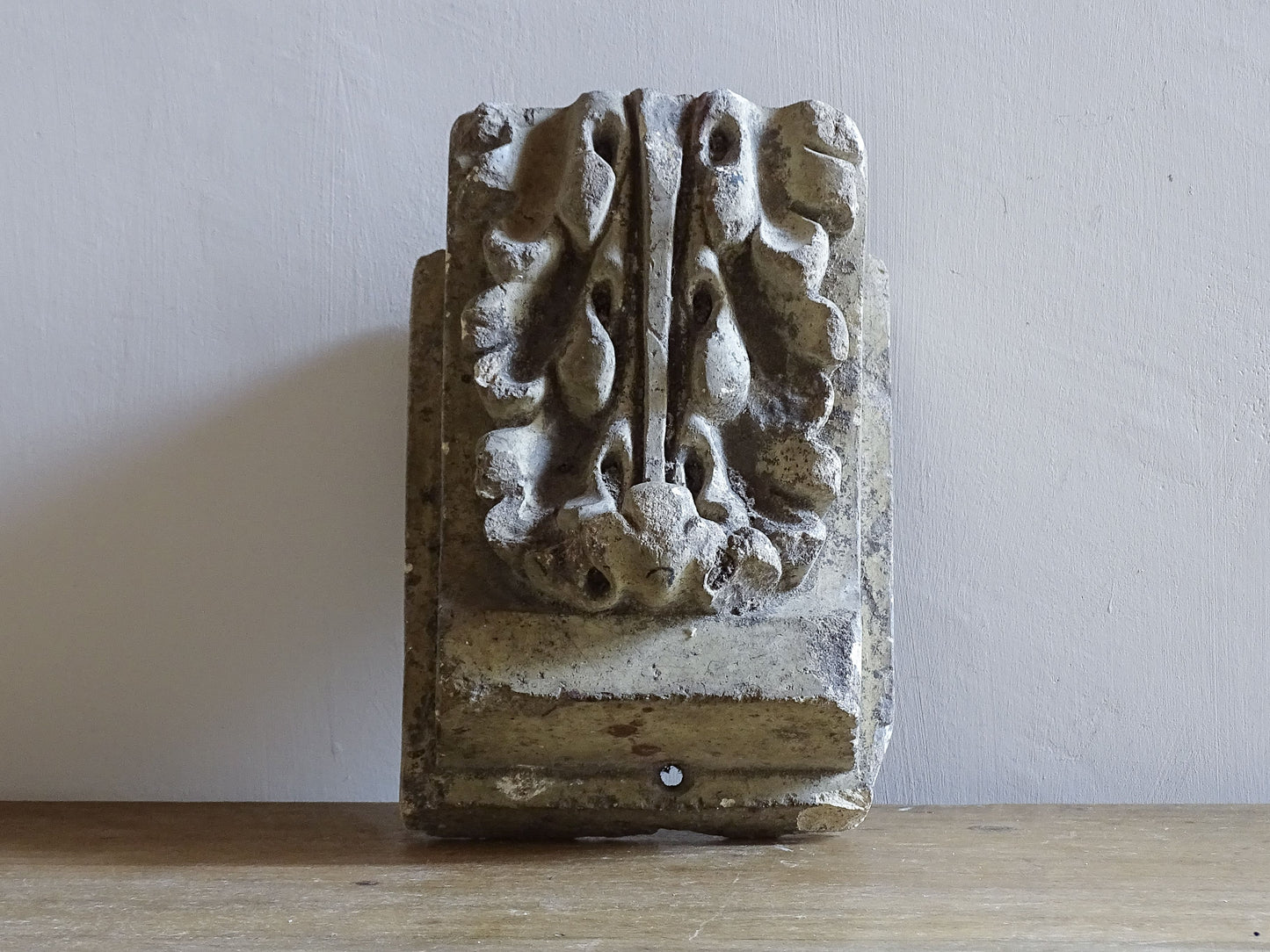 French Vintage Corbel in Reconstituted Stone 6.3"