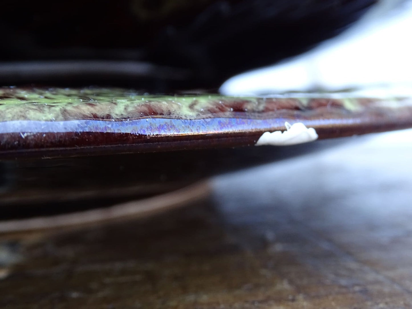 French Vintage Vallauris Ceramic Oyster Plates by Marius Giuge, Set of Four 9.1"