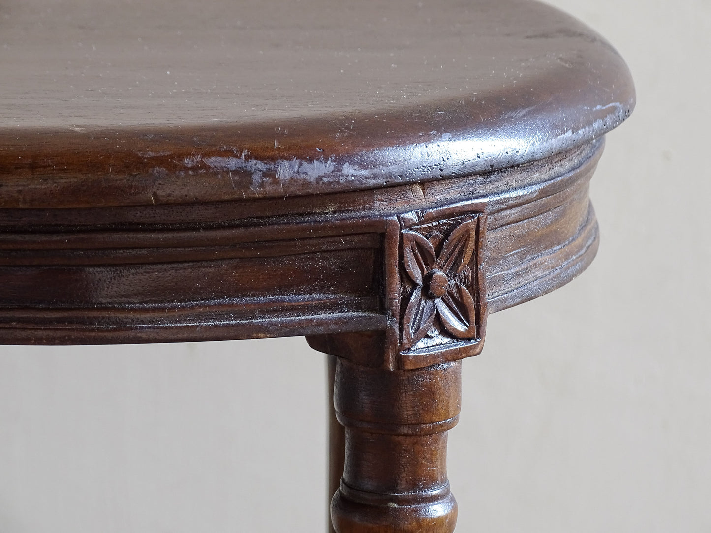 Antique wooden doll or display chair in the Louis XVI revival taste