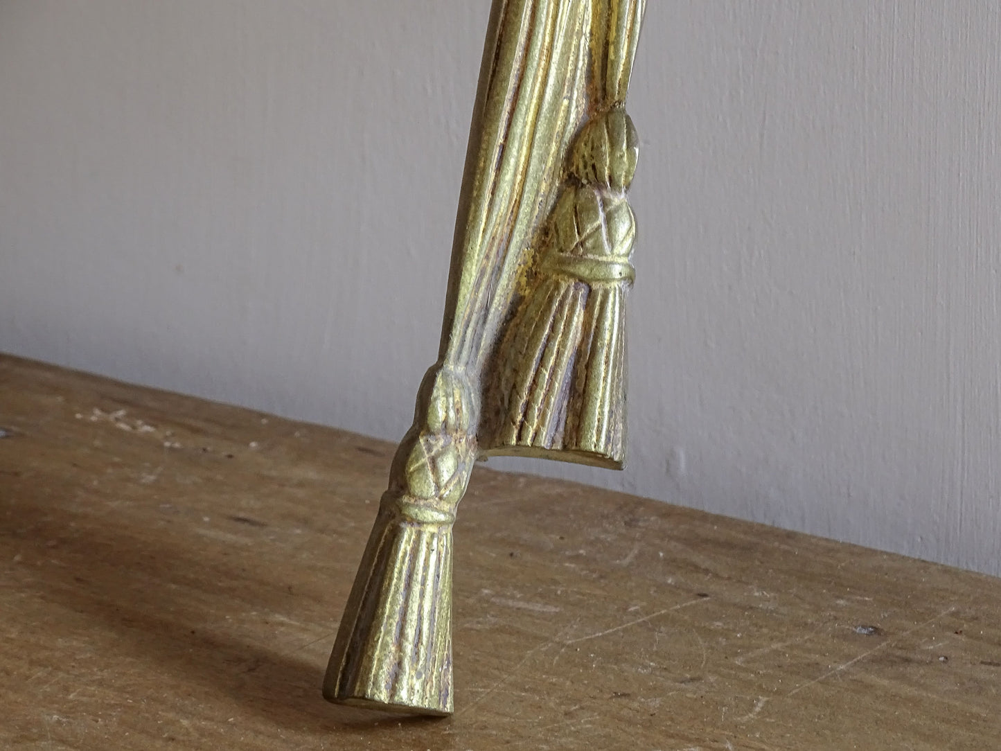 Louis XVI style French wall sconces with decorative tassel backplates