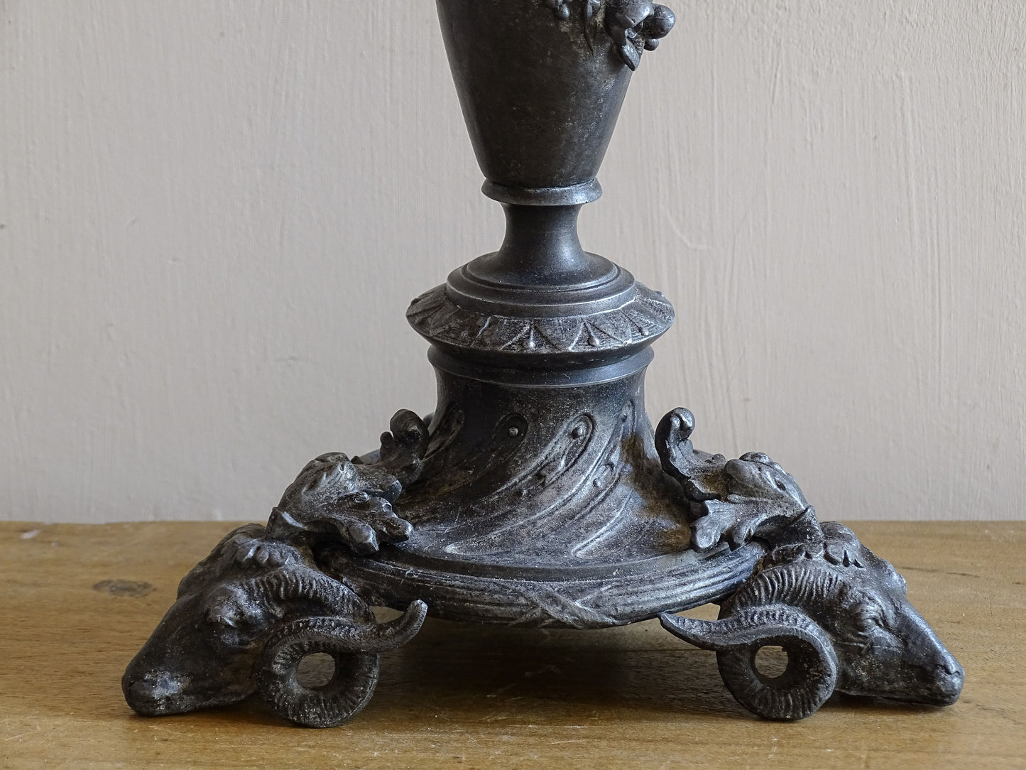 Antique candlestick for French country interiors
