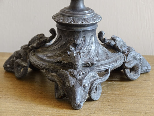 Antique French neoclassical style candlestick