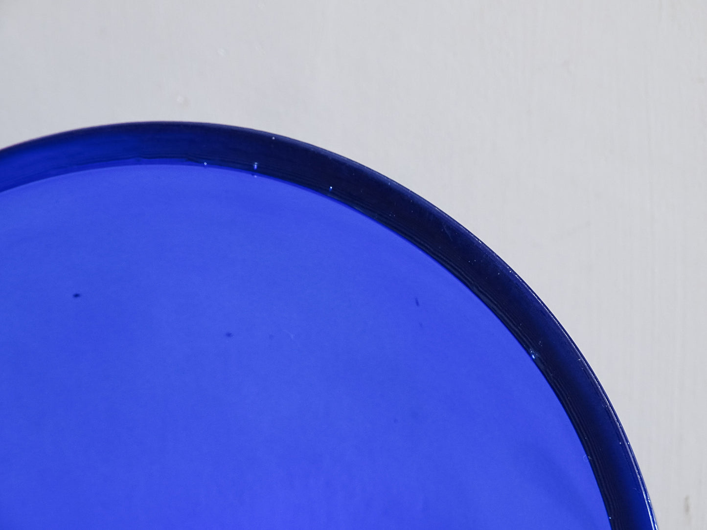 Vintage Mid Century blue glass lighting