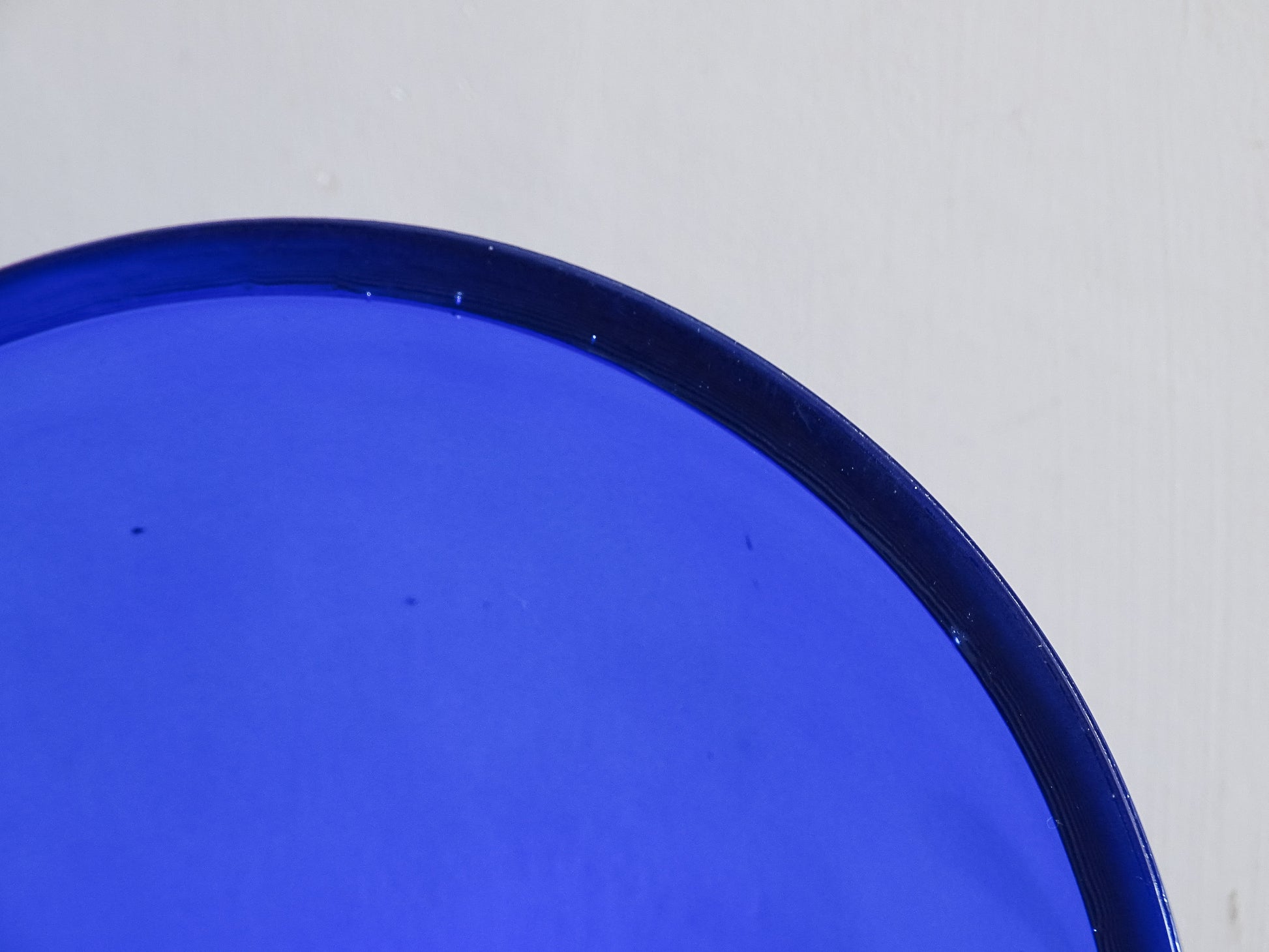 Vintage Mid Century blue glass lighting