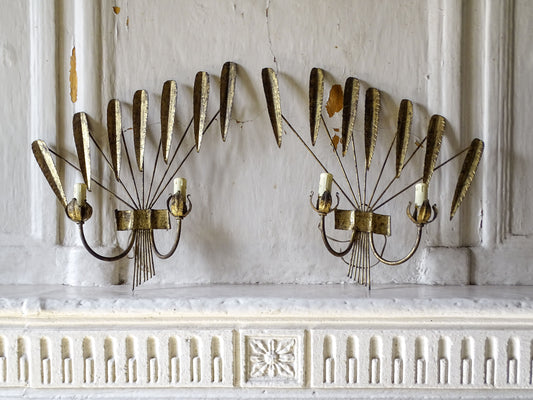 Spanish vintage mid century wall lights