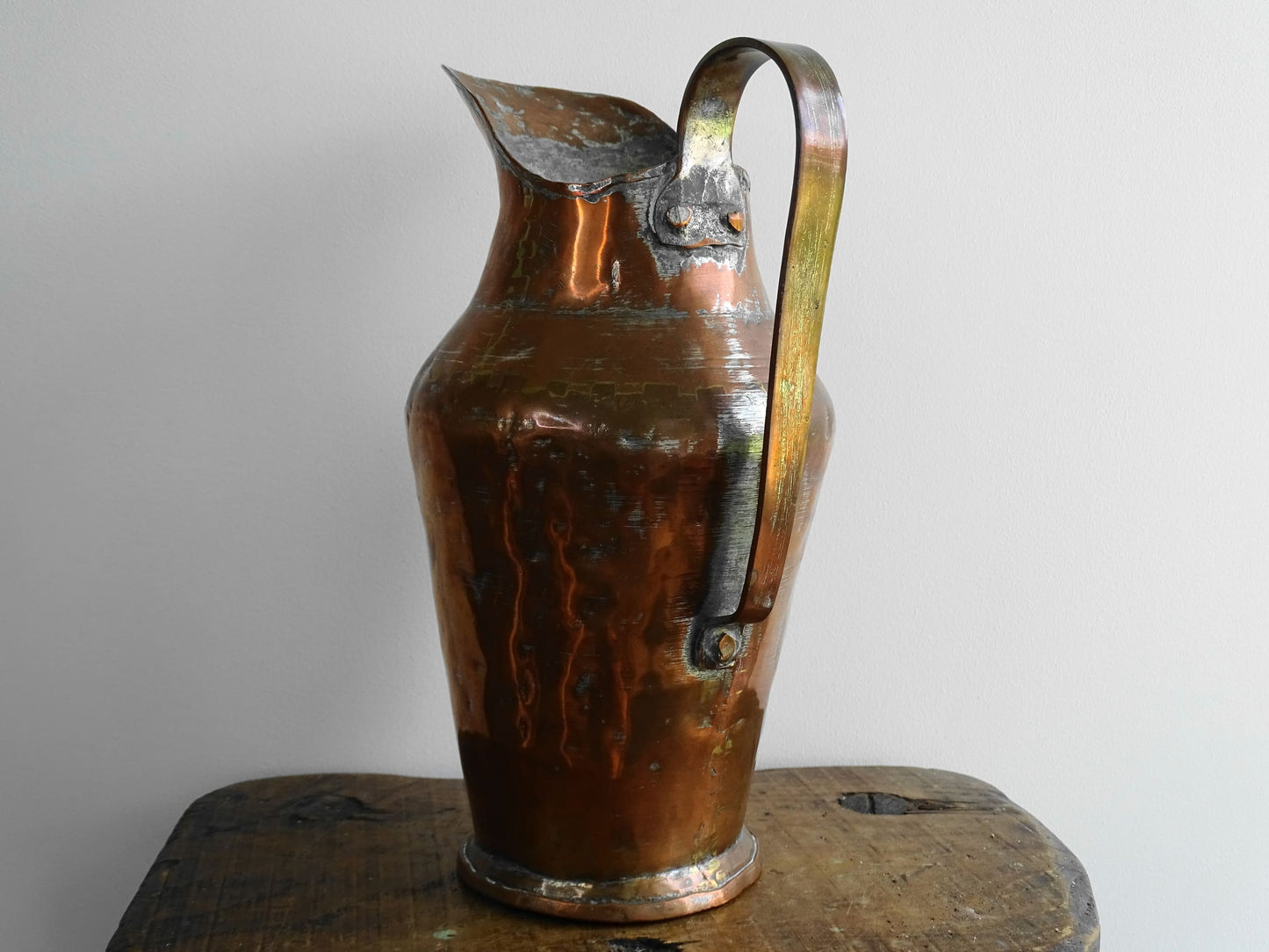 Antique French Copper Pitcher or Jug