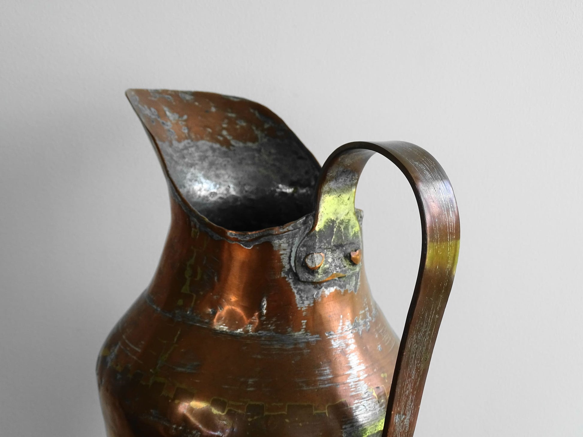 Antique French Copper Pitcher or Jug