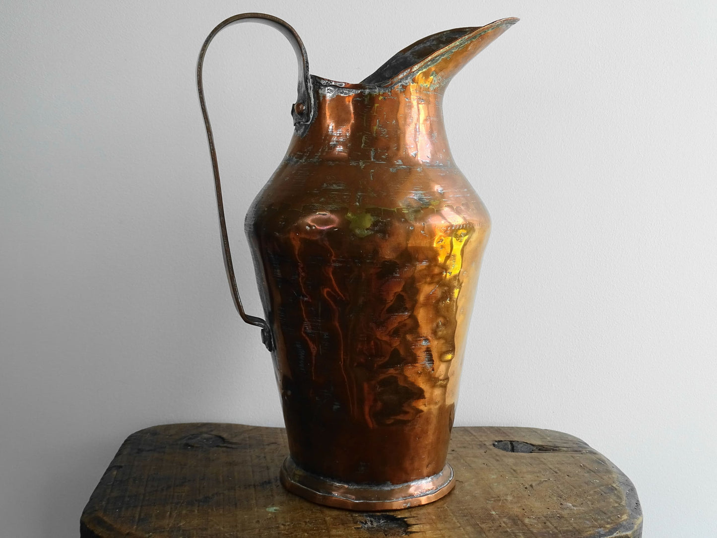 Antique French Copper Pitcher or Jug