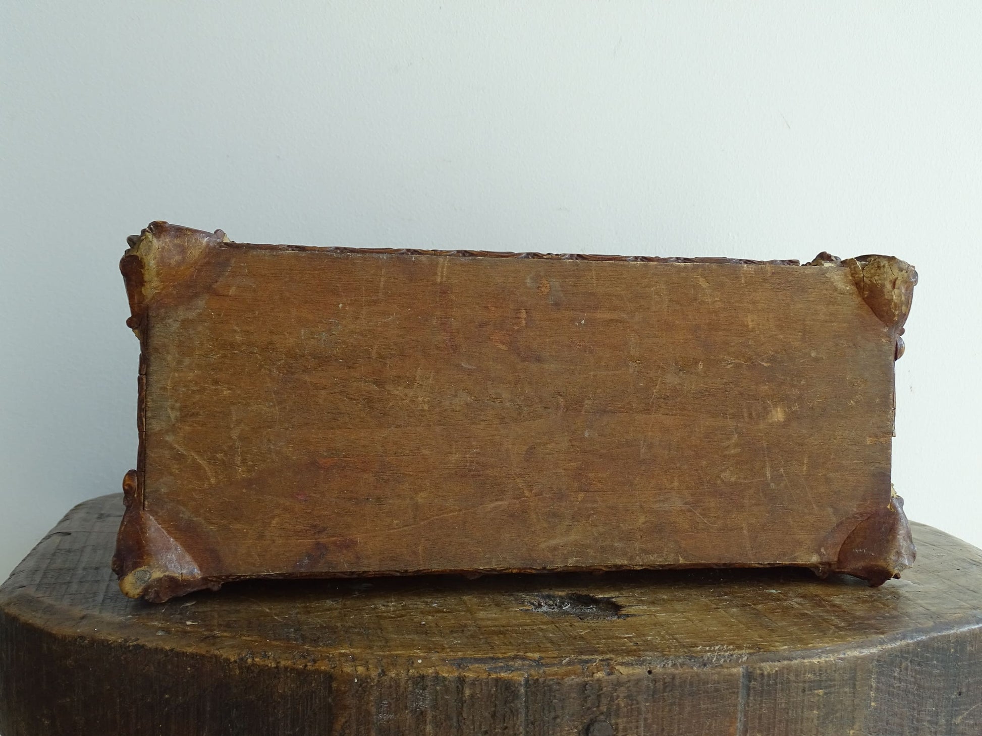 Antique French Walnut Glove Box