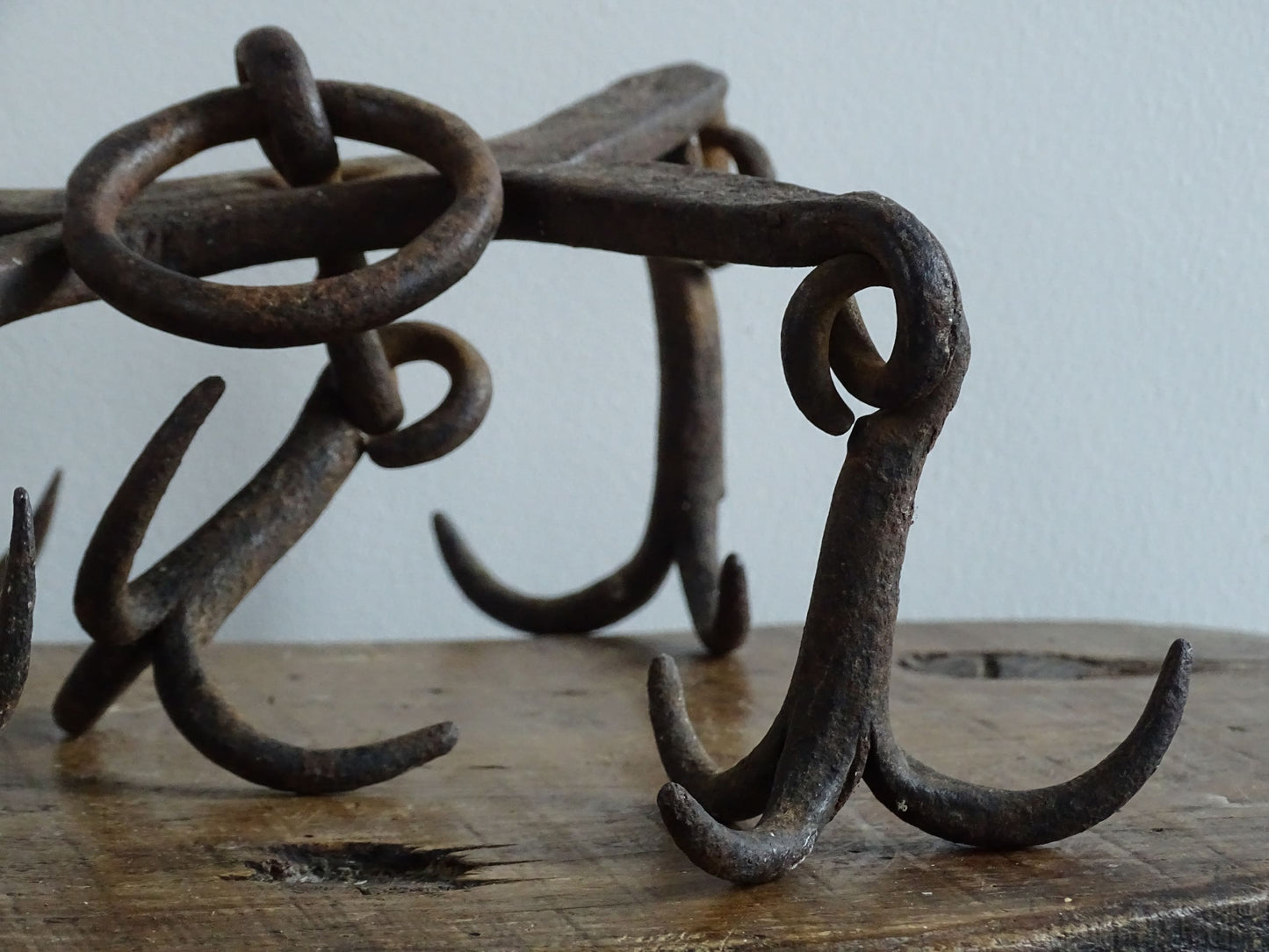 Antique Wrought Iron Meat Hooks