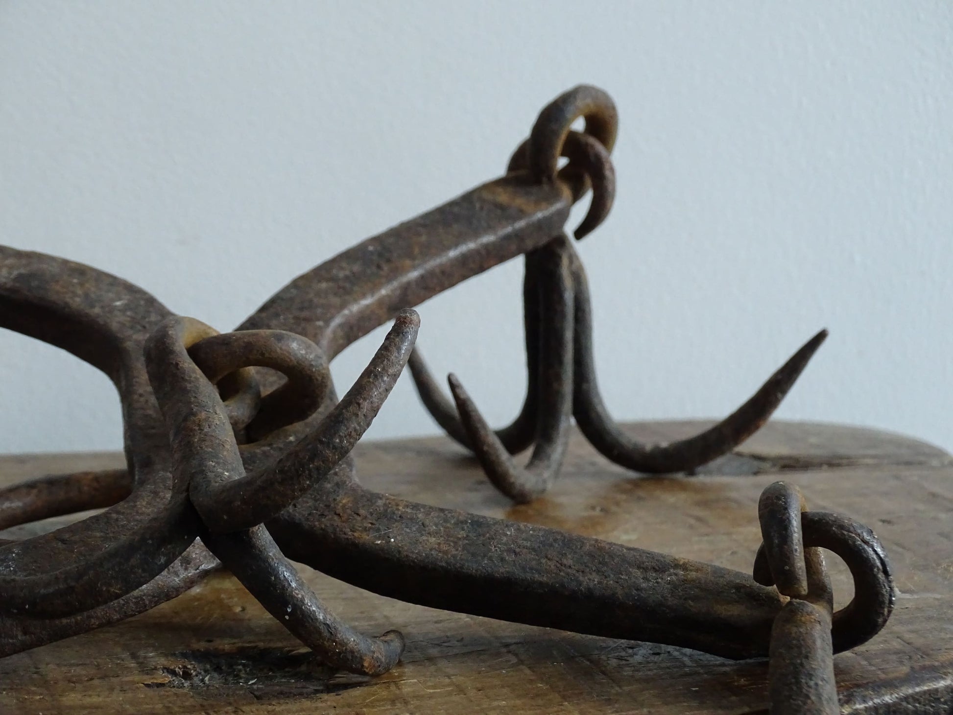 Antique Wrought Iron Meat Hooks