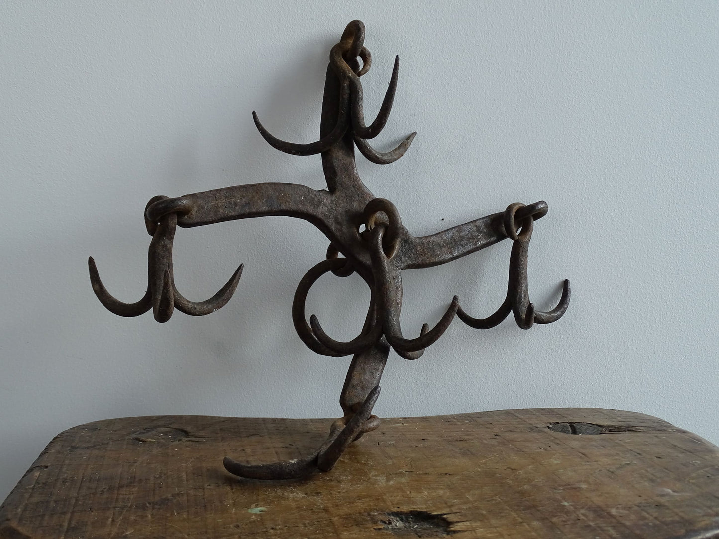 Antique Wrought Iron Meat Hooks