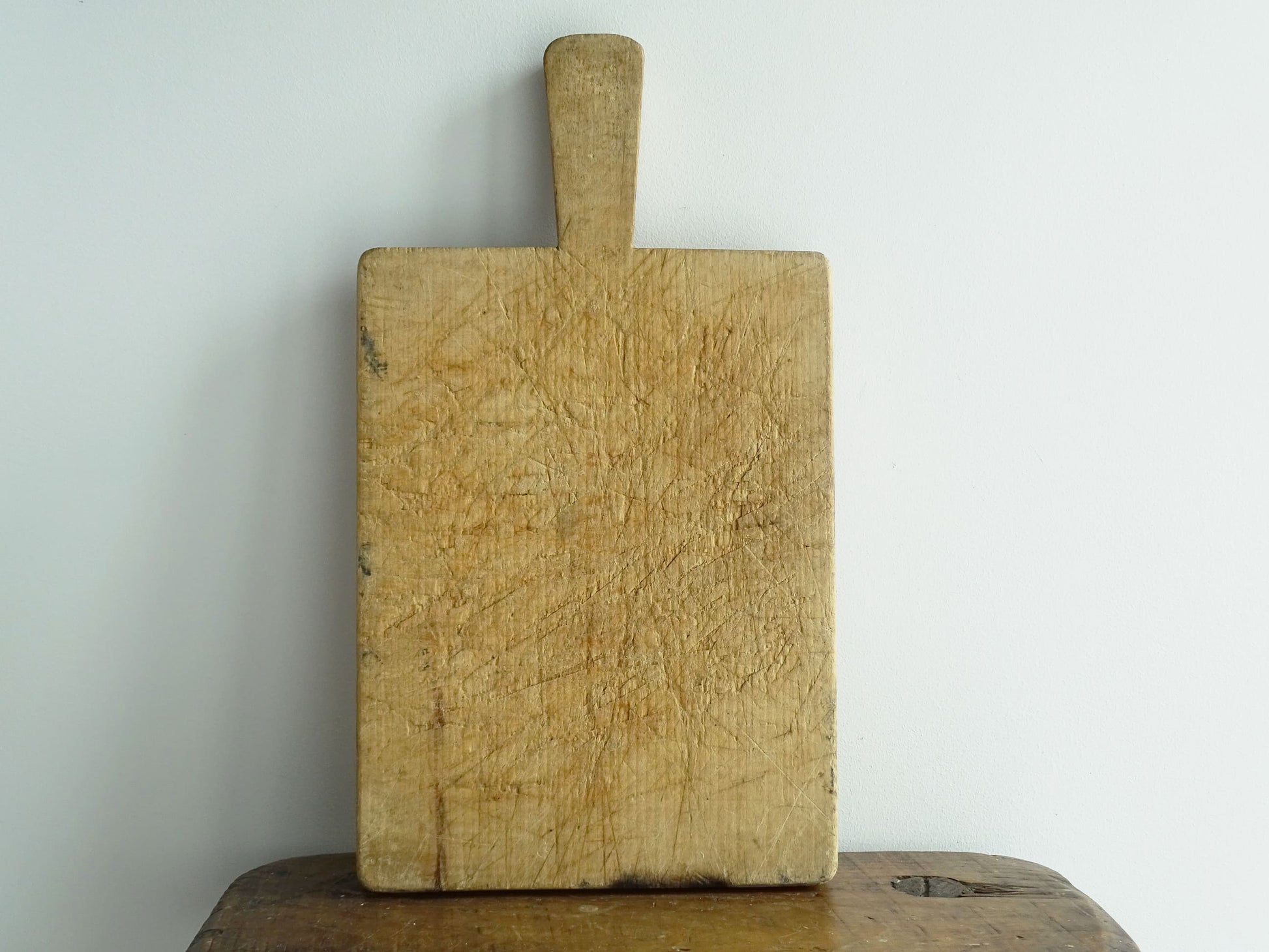 Antique Wooden Chopping Board or Cutting Board