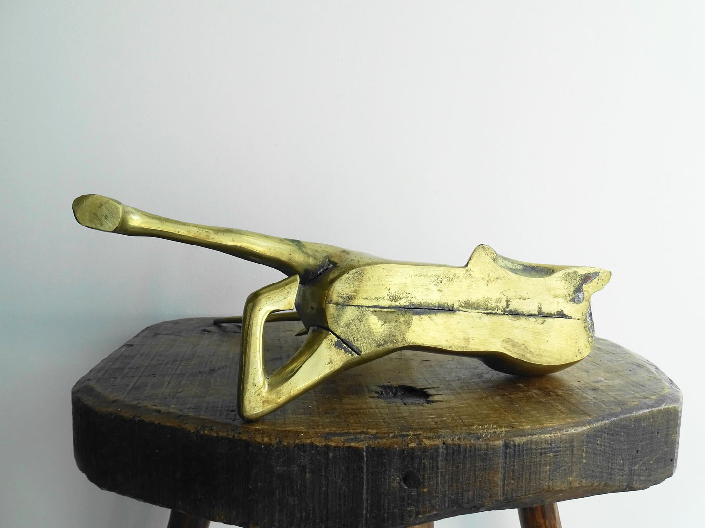 Vintage Brass Antelope Ornament