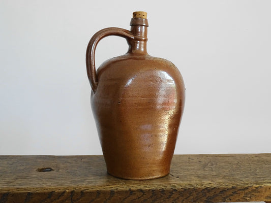 Vintage French Salt Glazed Pitcher